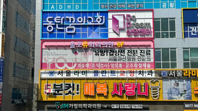경기 화성시 병원 금속/철제·기타 간판 제작 사례
