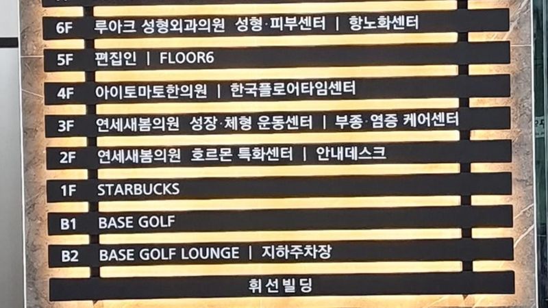 서울 강남구 병원 간판 제작 사례