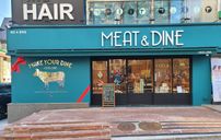 MEAT & DINE 간판 포트폴리오